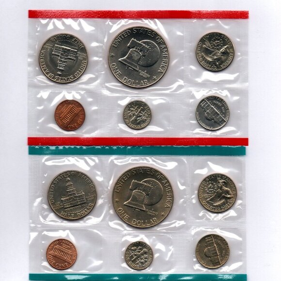 1976 P&D US Mint Uncirculated Bicentennial Set..12 Coins.. In Original Packaging - Picture 2 of 3